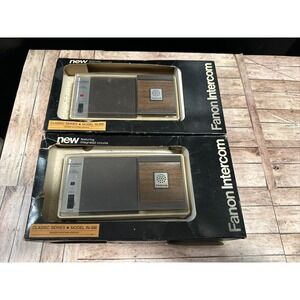 Pair Of Vintage Fanon Classic Series Model IN-500 Dual Channel Wireless Intercom